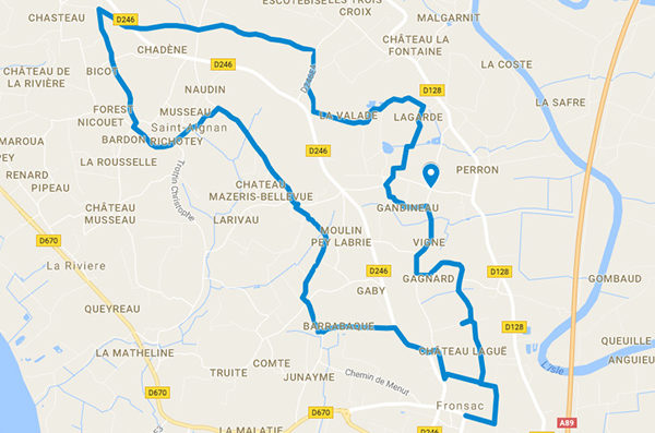 CIRCUIT DE RANDONNÉE FRONSAC